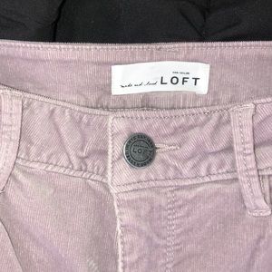 Lavender Corduroy pants